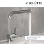Schütte Spültischarmatur Rio Chrom mit Wasserstrahl, Einhebelmischer für die Küche.