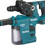 Makita 18V Akku-Kombihammer DHR283ZWJU Solo, blaugrün, mit Staubabsaugung. Ideal zum Bohren und Meißeln.