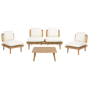 Beliani Sitzgruppe ACCADIA Hellbeige