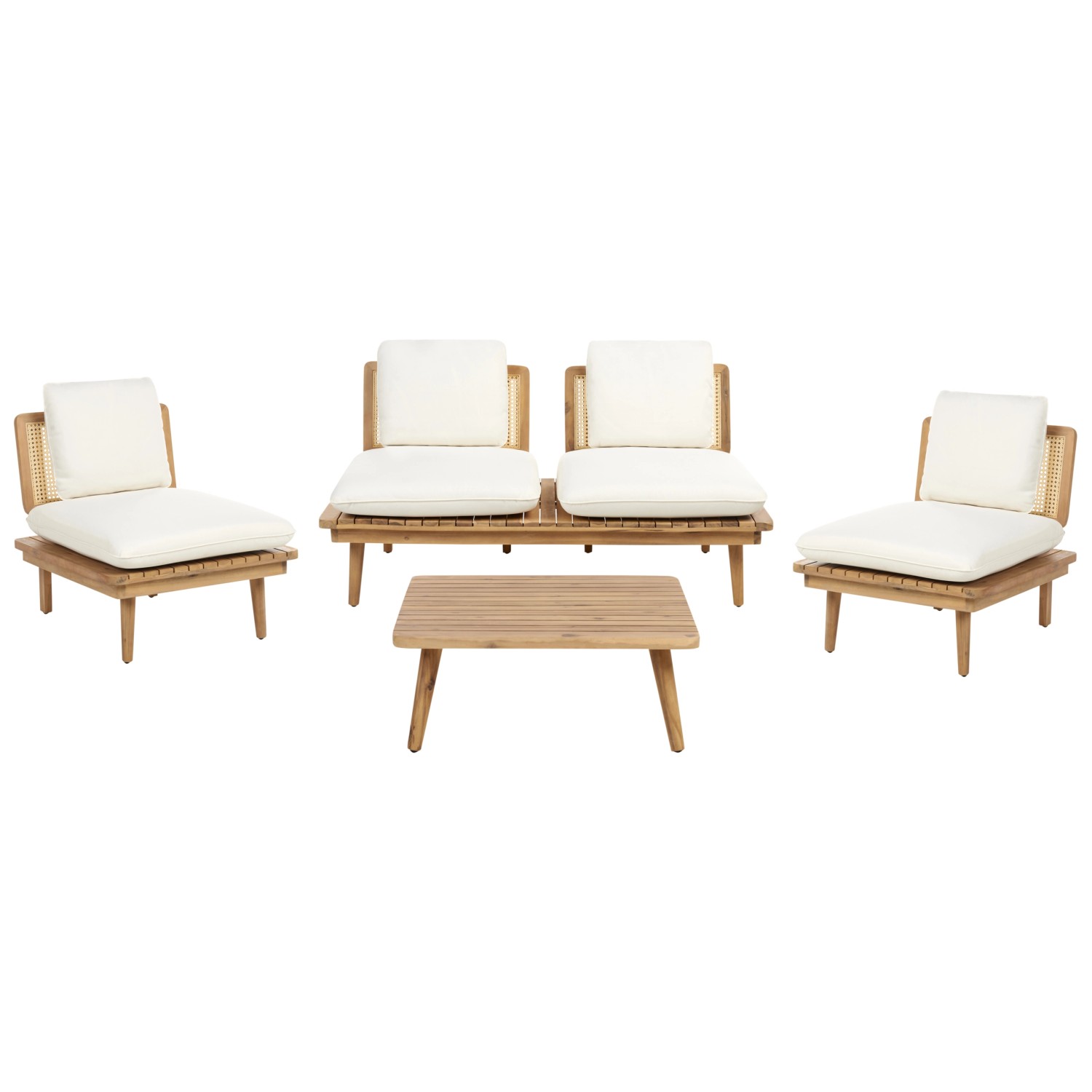 Beliani Sitzgruppe ACCADIA Hellbeige