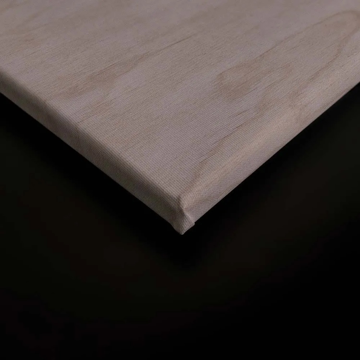 Detailaufnahme Leinwandbild in Holzoptik, Pastellfarben. Wanddeko für Kinderzimmer.