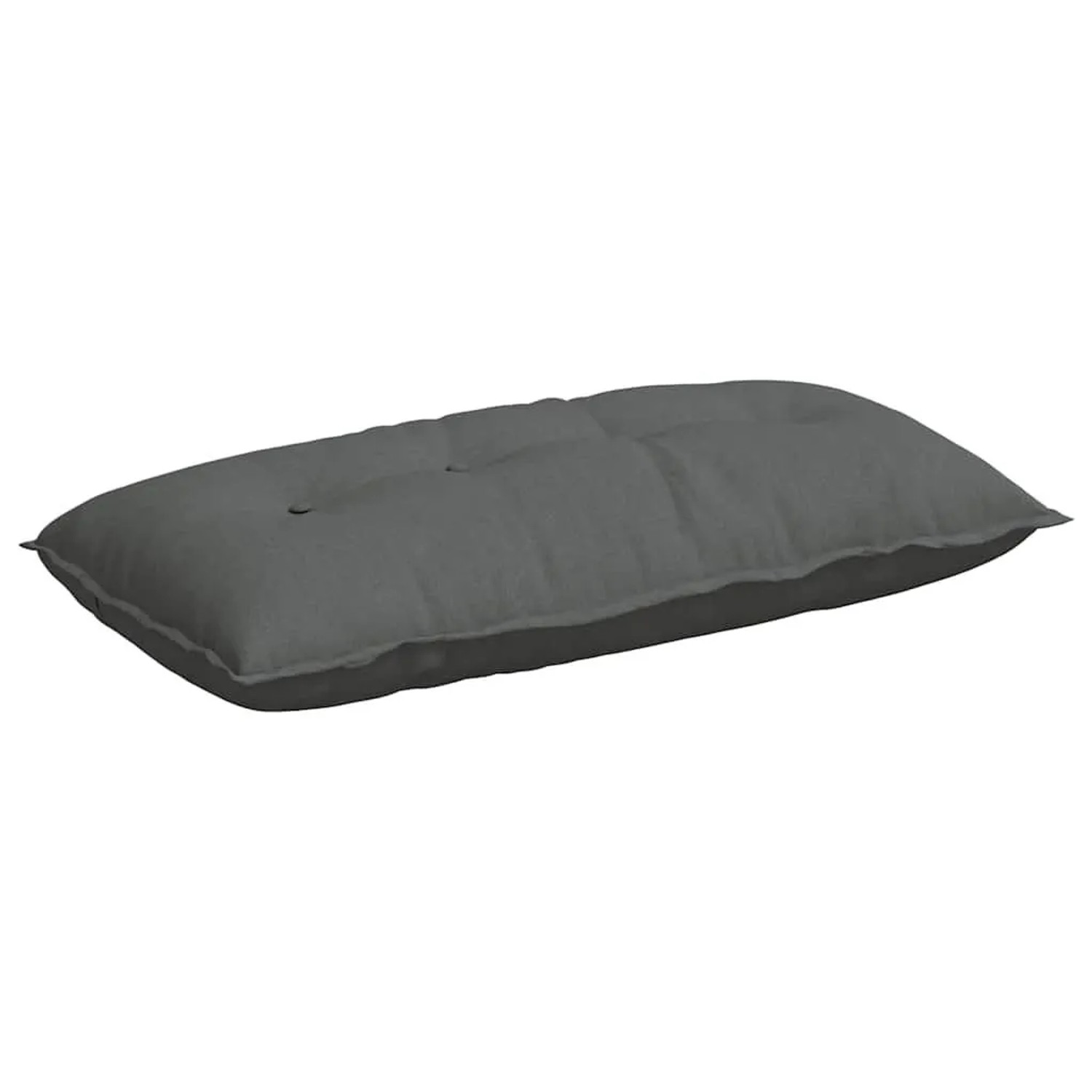 vidaXL Rückenkissen Dunkelgrau 100 x 19 x 50 cm Stoff 42014745