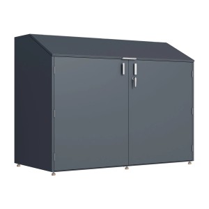 FM-SOLAR Fahrradgarage Fahrradbox Aufbewahrungsbox für Fahrrad