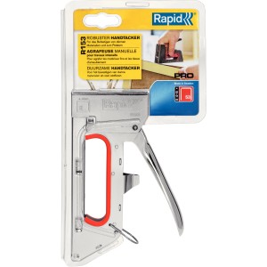 Rapid Handtacker R153 Kompakt aus Stahl für Feindrahtklammern Typ 53, 4-8 mm.