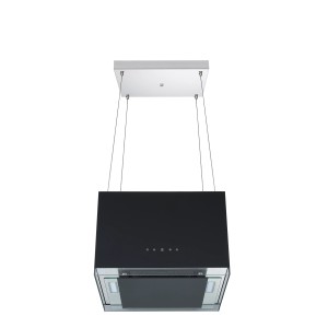 Respekta Design-Inselhaube Centa CH11051IS Schwarz für Deckenmontage, Touch Control, LED-Beleuchtung.