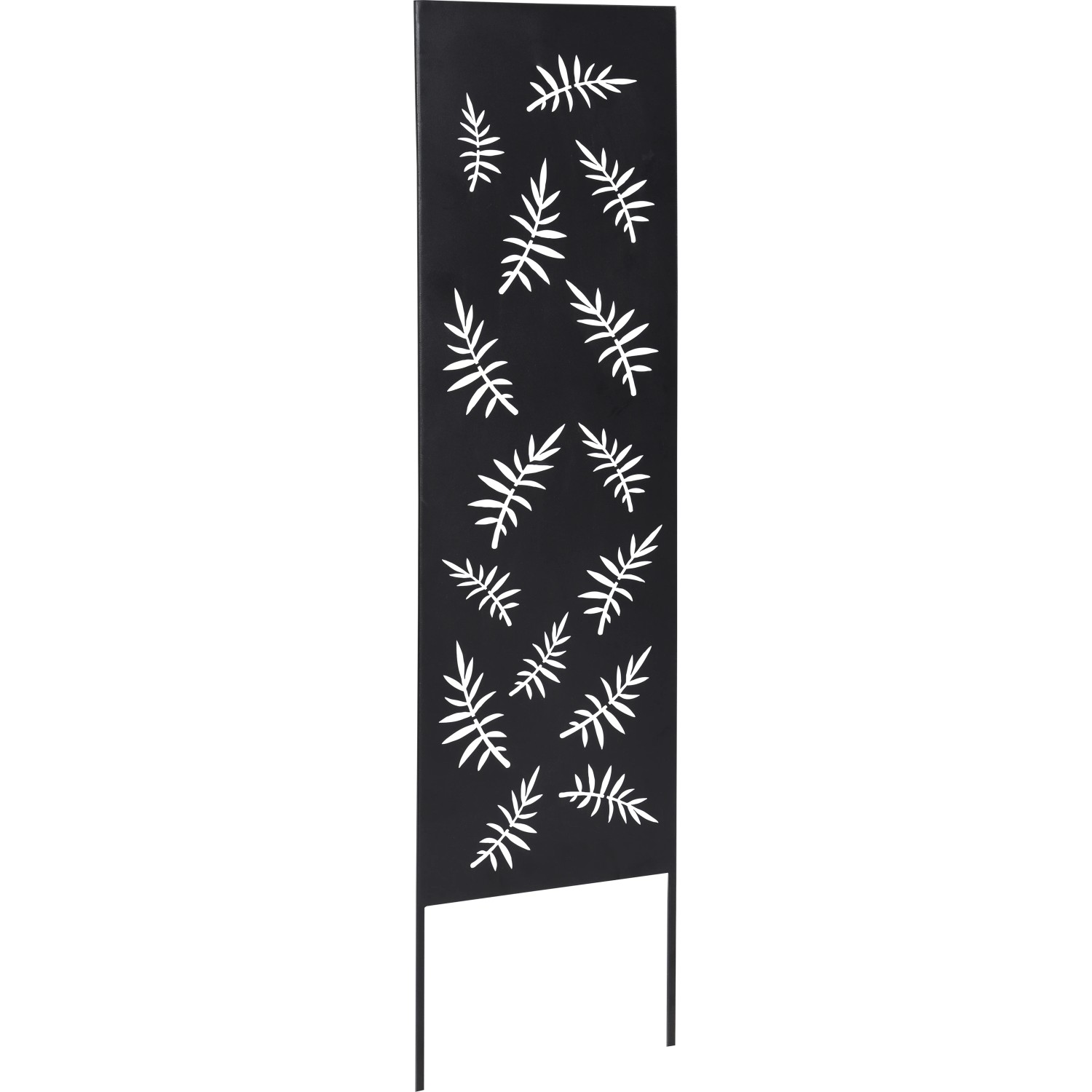 Gartenstecker Panel 120 cm Schwarz