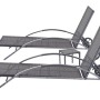 MCW Sonnenliege E27 2er-Set Schwarz Kissen Dunkelgrau_4