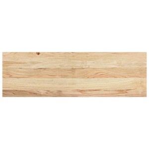 Zwei unbehandelte Treppenstufen aus Eichenholz, 80x30 cm.