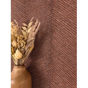 Newroom Vliestapete Kihmo Brown Streifen Streifen FSC®