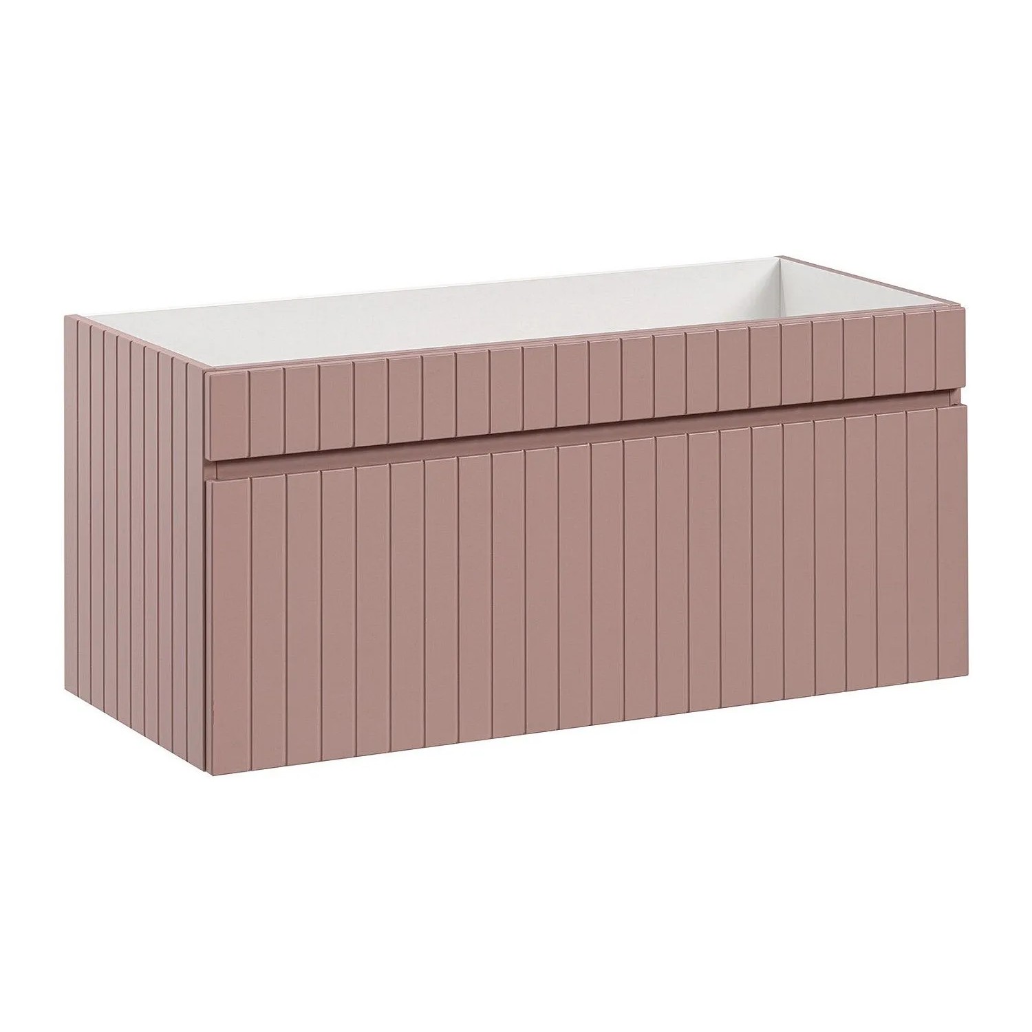 Vente-unique Waschbeckenunterschrank Satara Puderrosa 100 cm