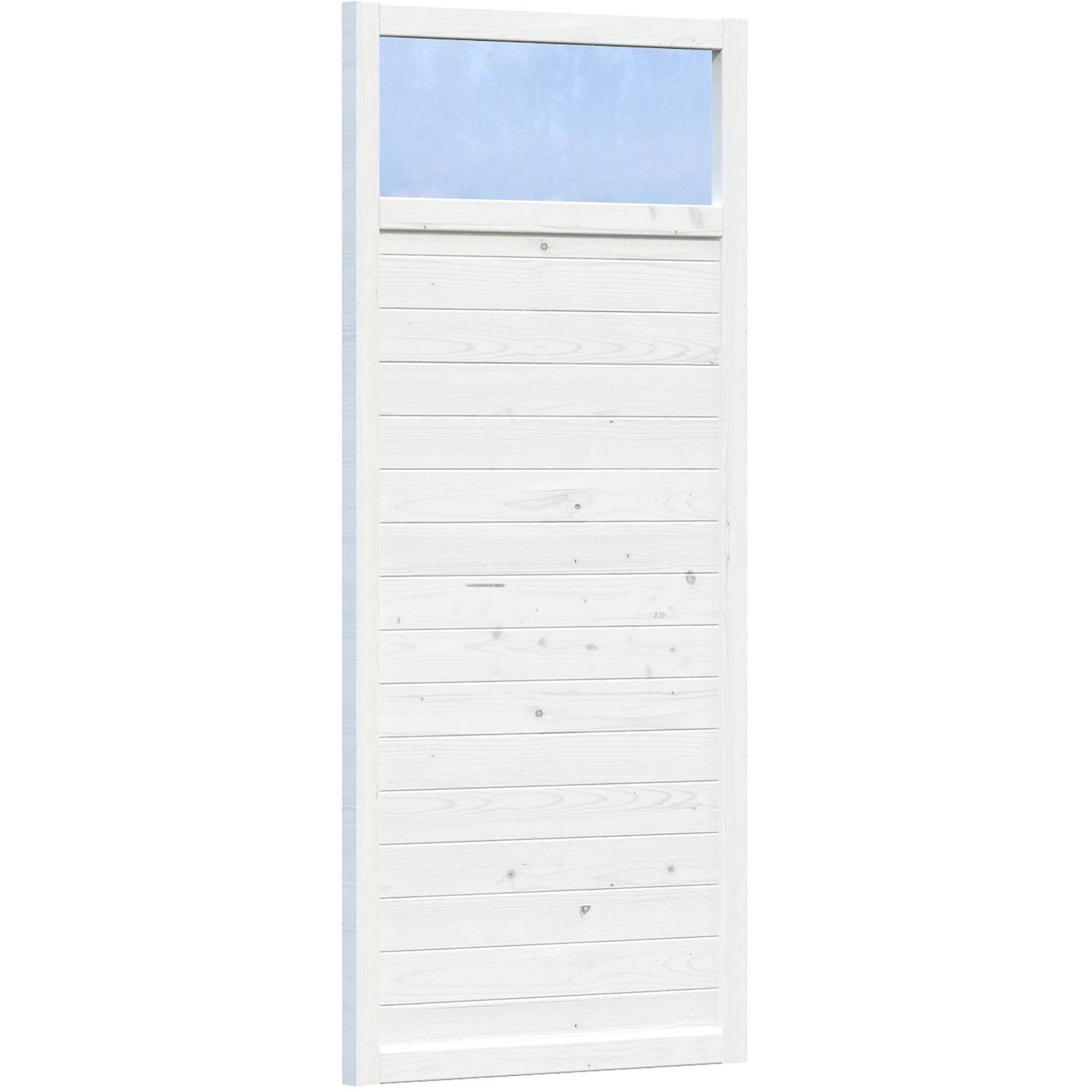 Palmako Holzelement für Pavillon Lucy 12,2 m² Weiß Grundiert 230 cm x 103 cm