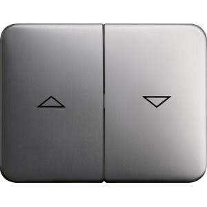 Busch-Jaeger Wippe Jalousie Alpha Nea Platin für Rollladensteuerung.