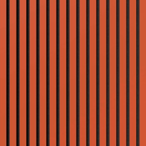 Akustikpaneel Muster Linoleum Orange Blast, MDF schwarz, Filz schwarz, 29,5x15cm