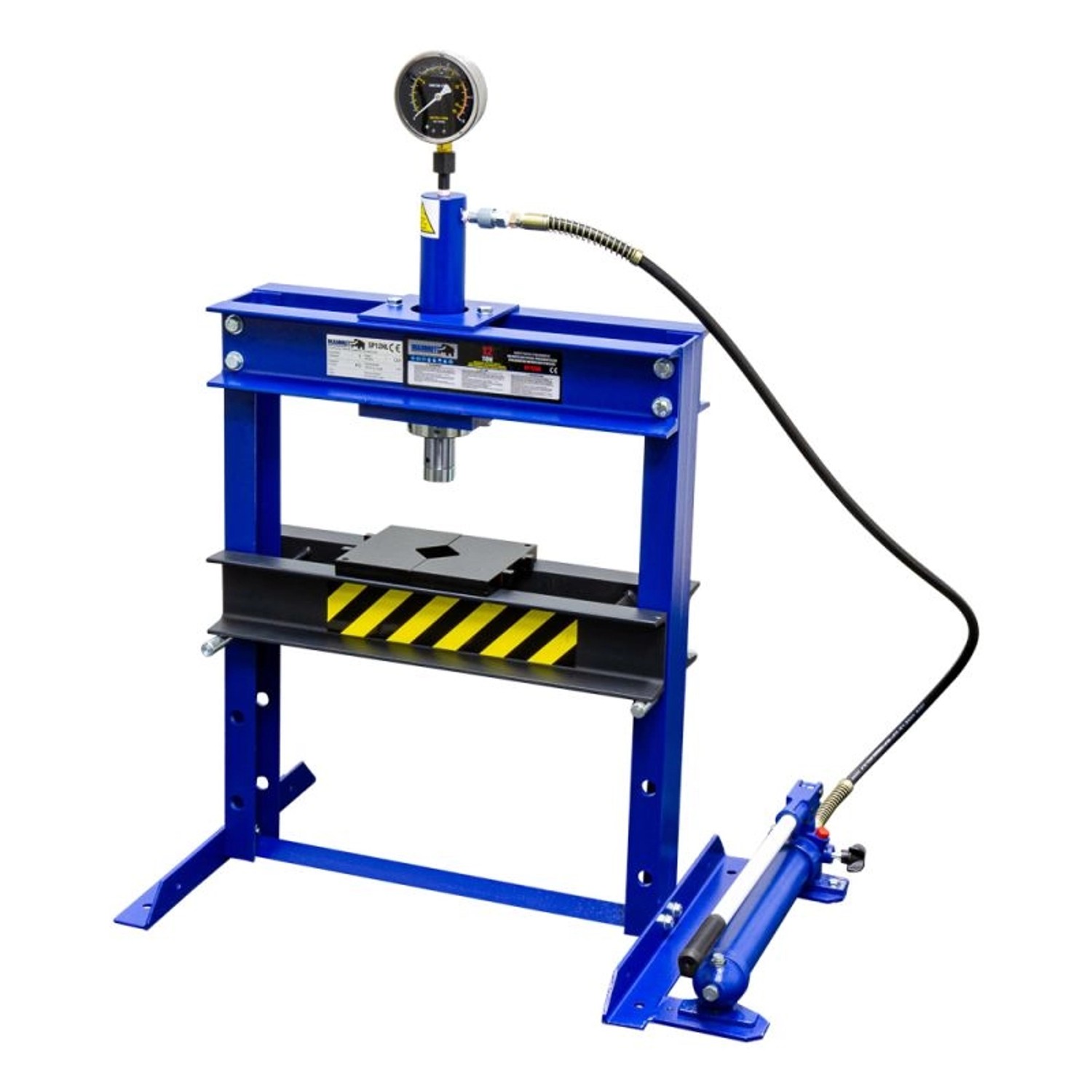 DeTec. Werkstattpresse 12 Tonnen Tischpresse Hydraulikpresse Manuell Handpu günstig online kaufen