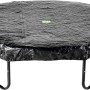 Schwarze EXIT Trampolin Abdeckplane D253cm zum Schutz vor Witterung und Schmutz.