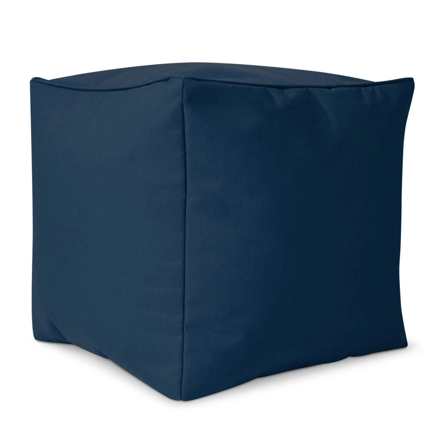 Green Bean Sitzhocker Cube 40 x 40 x 40 cm Wetterfest Waschbarer Bezug Dunkelblau
