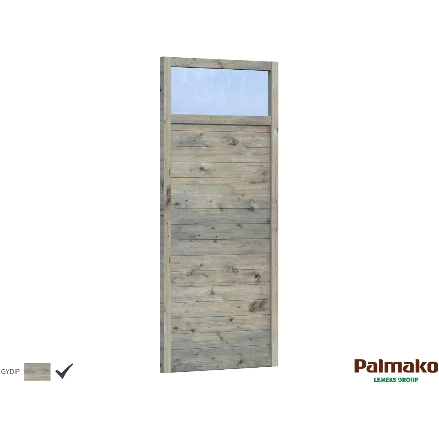 Palmako Holzelement für Holz-Pavillon Lucy Grau tauchgrundiert 103 cm x 230 günstig online kaufen