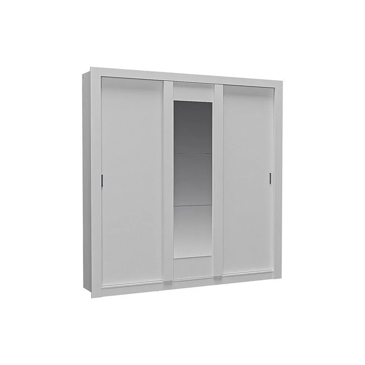 Vente-unique Kleiderschrank Roxane Weiß 220 cm