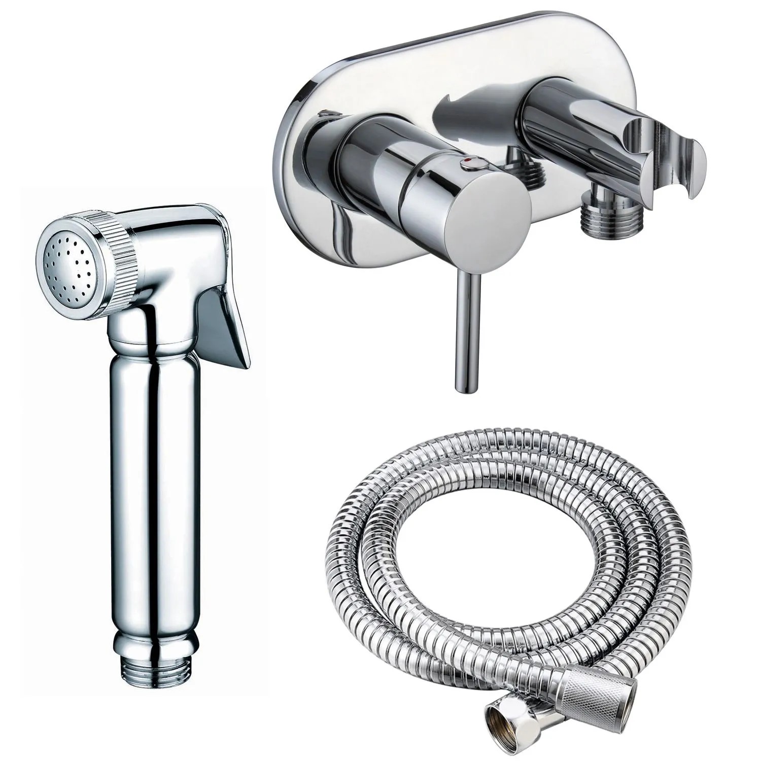Stilform Design WC/Bidet Handbrause Unterputz Komplettset mit Mischer
