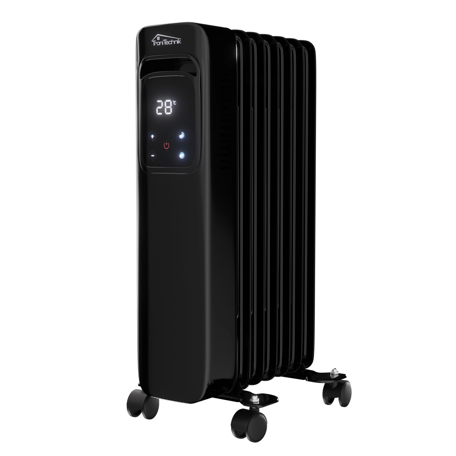 TroniTechnik Ölradiator TT OR 307 Schwarz 7 Rippen 1500W Drei Stufen WiFi günstig online kaufen