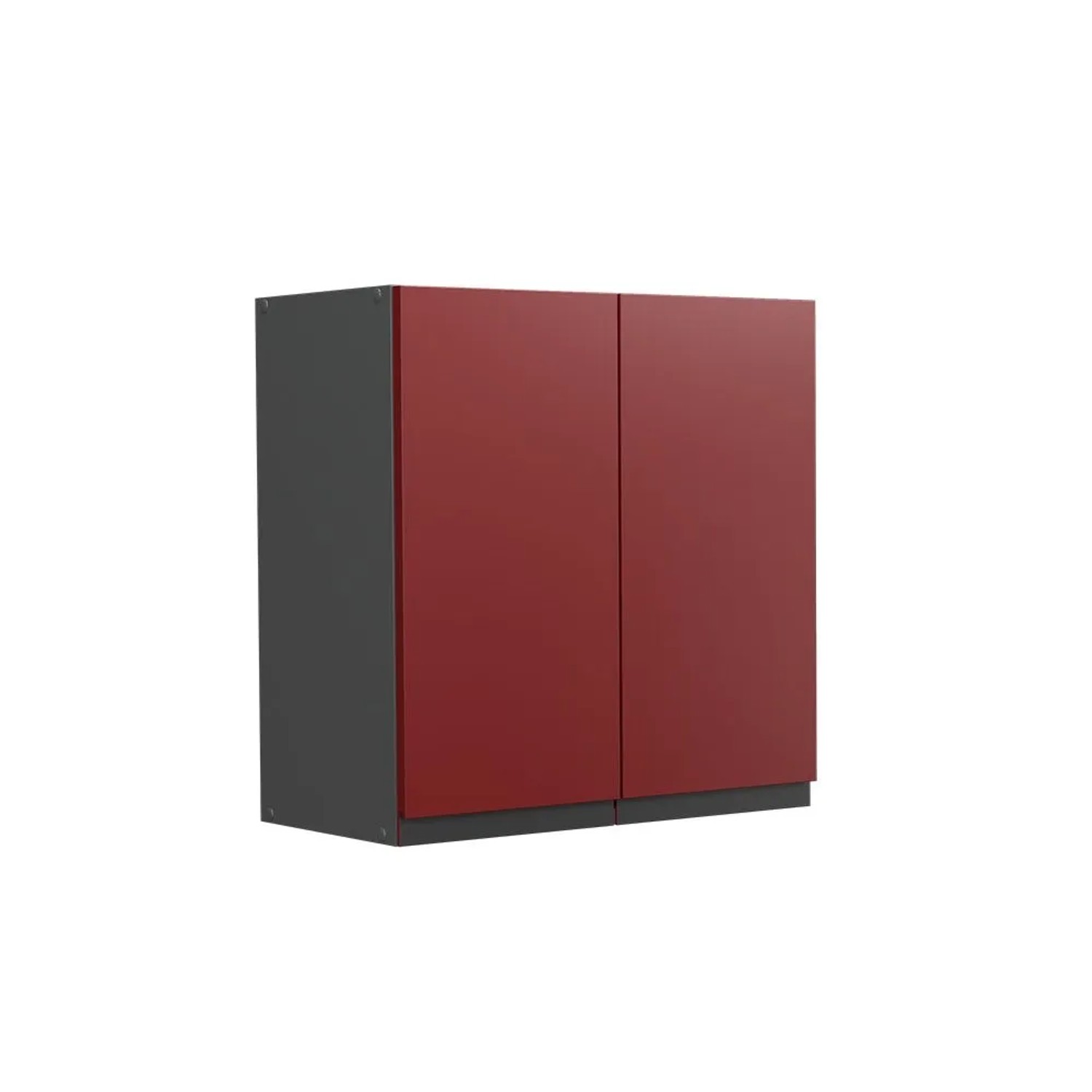 Vicco Hängeschrank R-Line Hängender Küchenschrank Rot Anthrazit 60 cm J-Shape