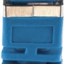 Blaues Schwaiger CAT 6 Netzwerkkabel, 2,5 m, mit RJ45 Stecker für schnelle Datenübertragung.