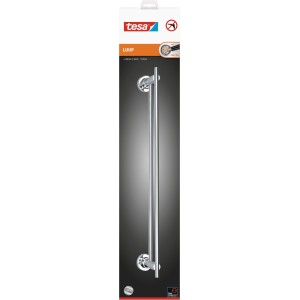 Tesa Luup Badetuchhalter, verchromt, zur Wandmontage ohne Bohren.