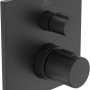 Ideal Standard Ceratherm C100 Unterputz Thermostat in Silk Black für Wannenarmaturen.