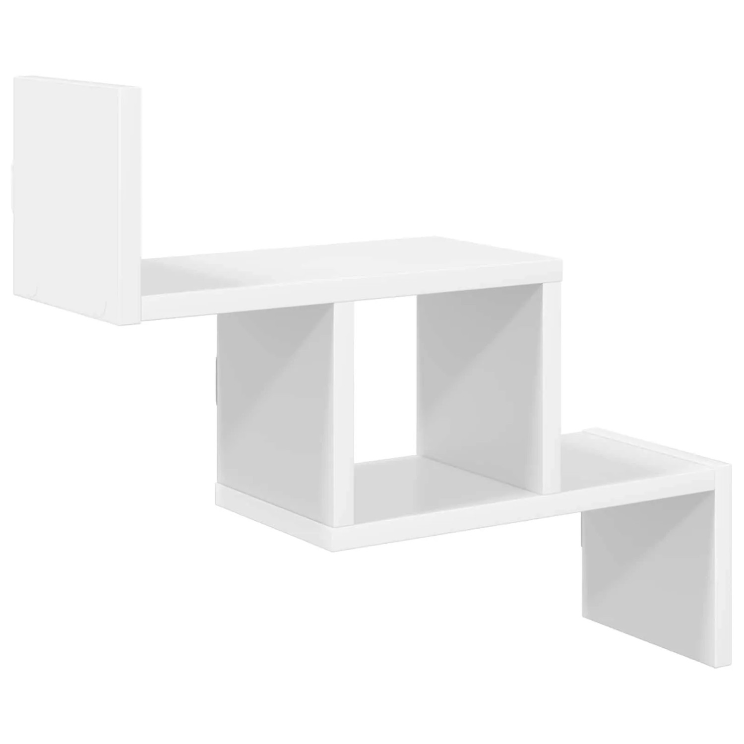 vidaXL Wandregal Weiß 48 x 15 x 42 cm Holzwerkstoff 8012236