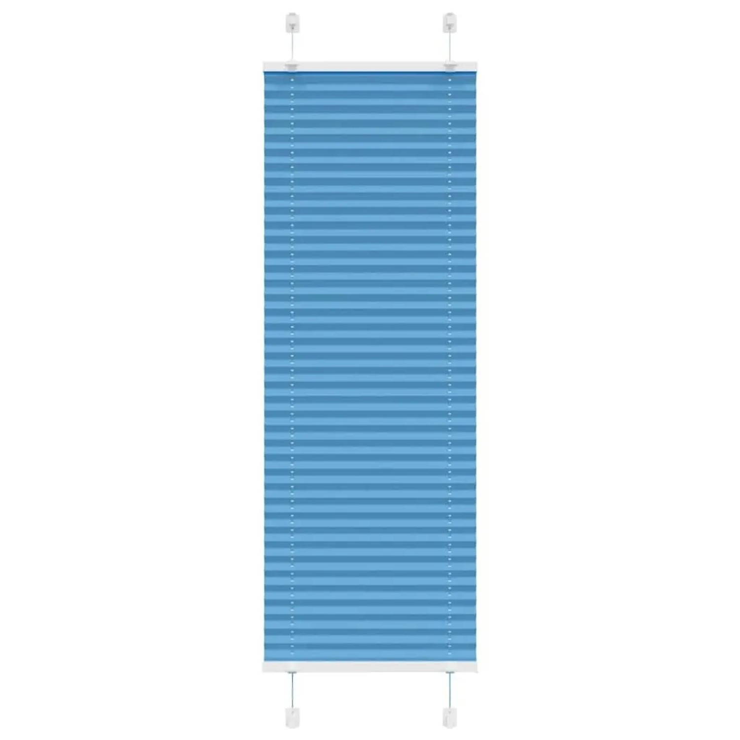 vidaXL Plissee Blau 50x100 cm Stoffbreite 49,4 cm Polyester 4015167 günstig online kaufen