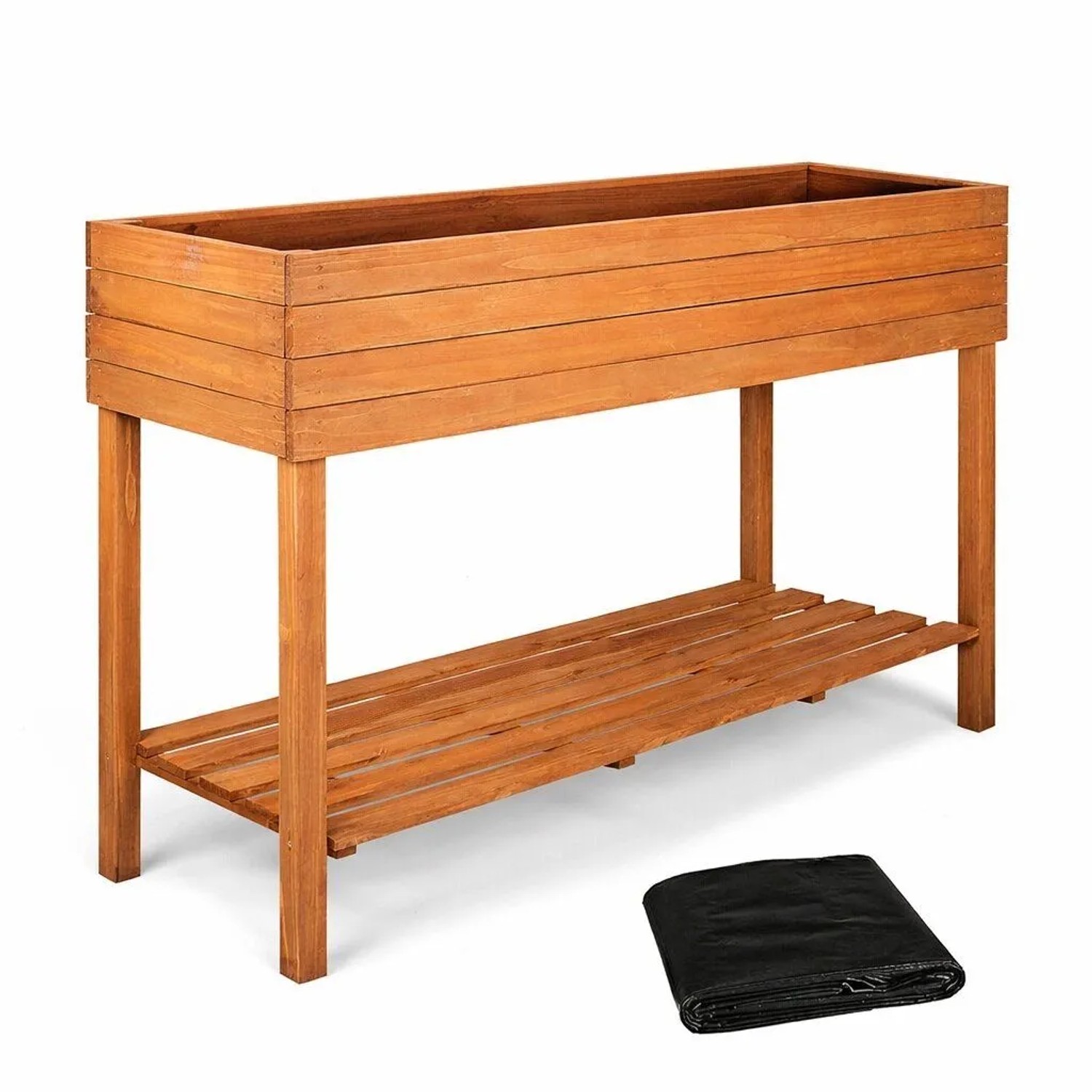 TTL GARDEN Hochbeet Pflanzkasten XL 120×40×80 cm – Balkon Hochbeet Aus Tann günstig online kaufen