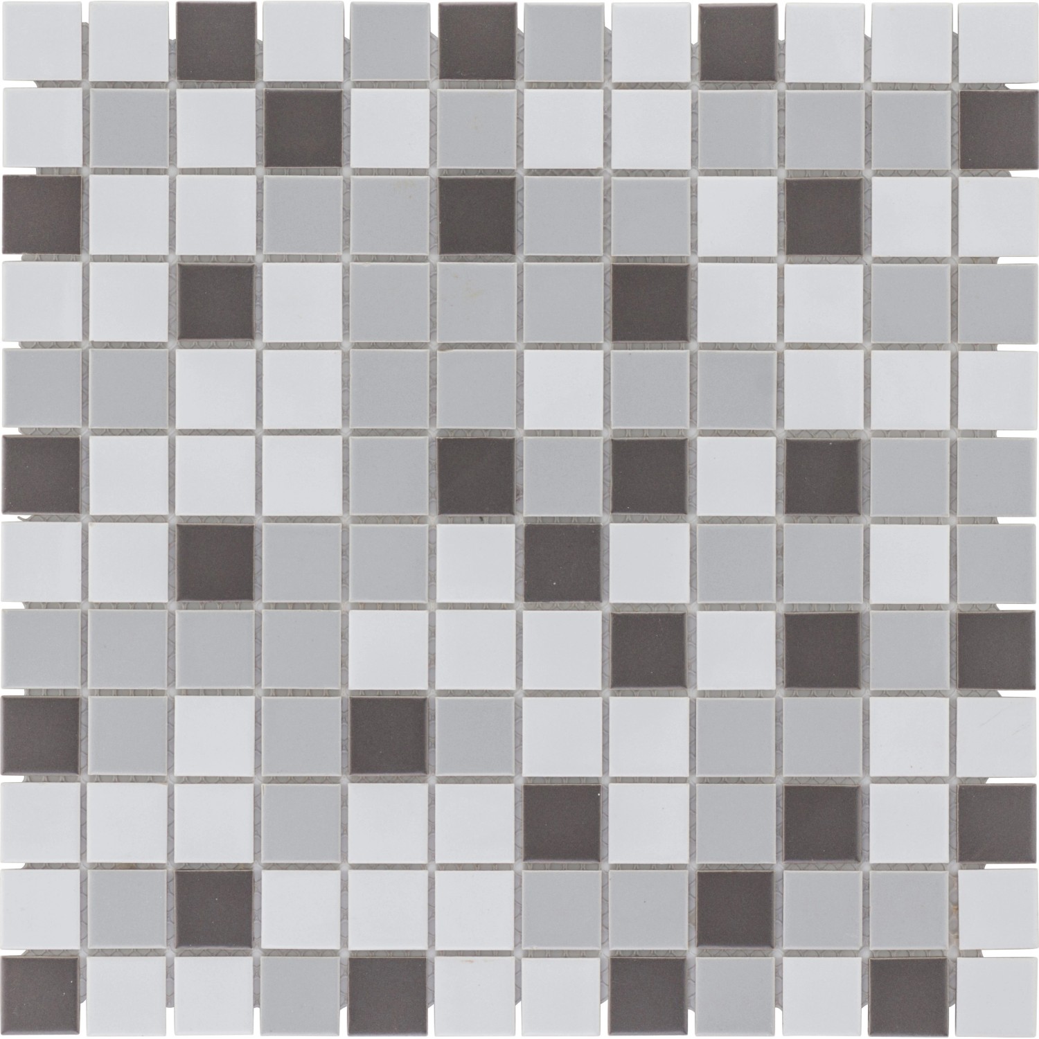 Mosaikmatte Keramik Antislip Grau-Mix 33 cm x 33 cm günstig online kaufen