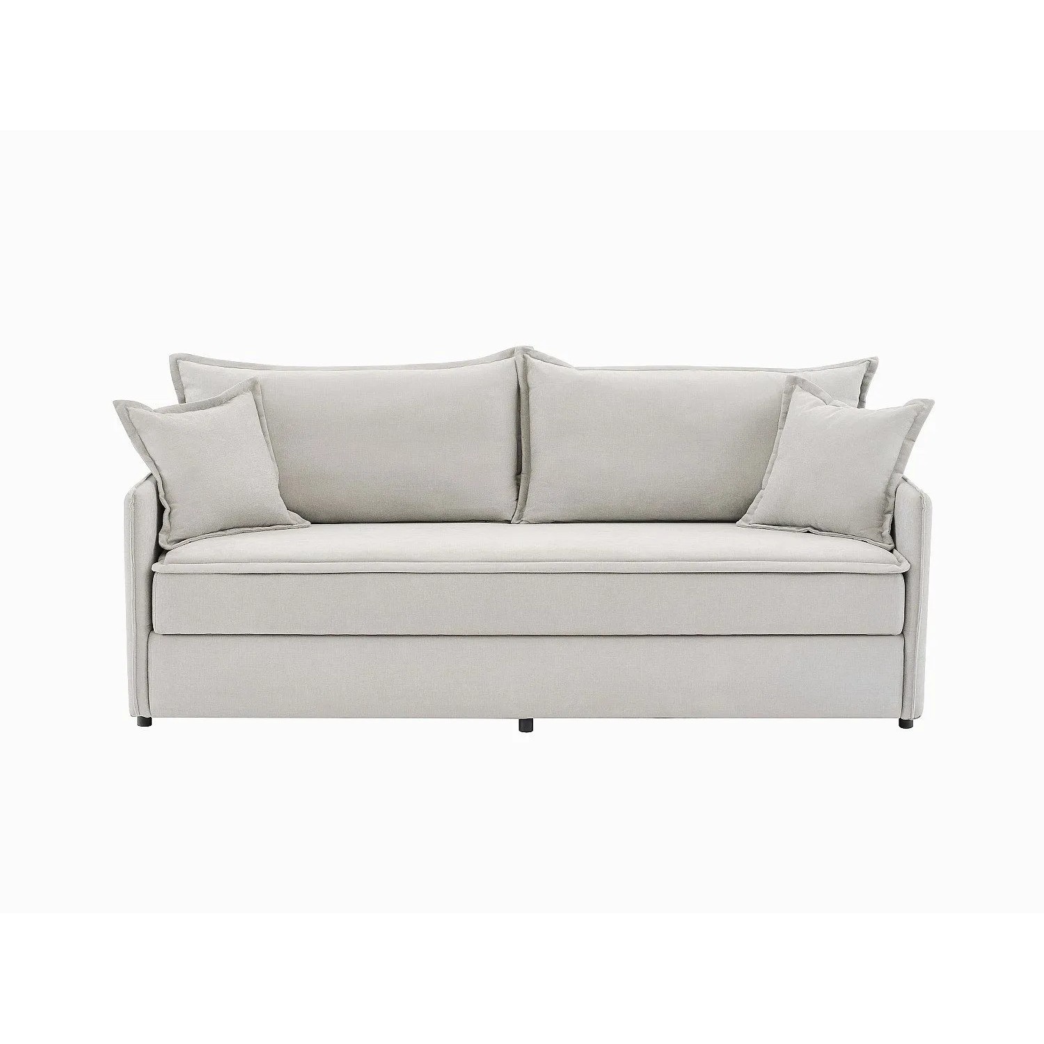 Vente-unique Schlafsofa Seraba Beige 204 cm