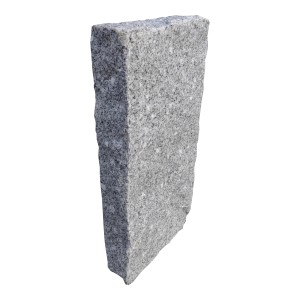 Graue Granit-Palisade, 7x25x50 cm, für Garten- und Grundstücksgestaltung.