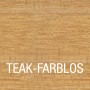 Holzstruktur, behandelt mit transparentem Bondex Teak-Öl für Schutz und Farbtonauffrischung.