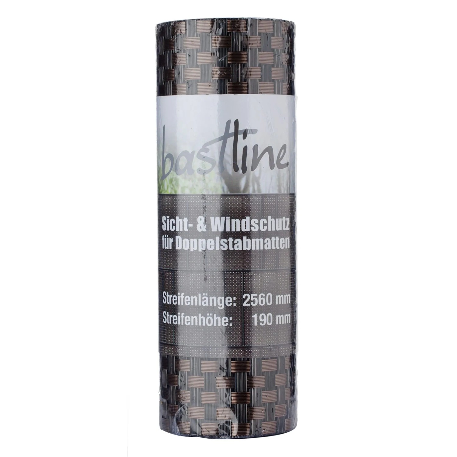 Deutsche Zauntechnik Sichtschutzstreifen Bastline 20 m x 2,56 m Bronze