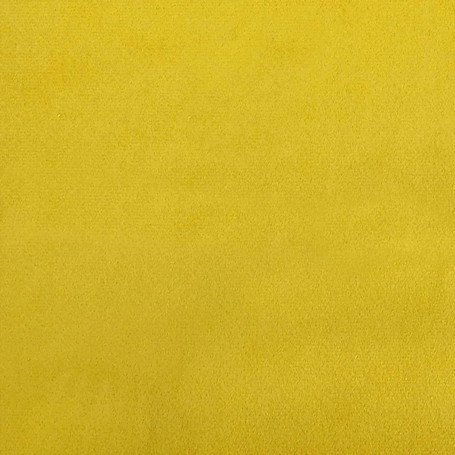 Nahaufnahme von gelbem Samtstoff. Weiche, luxuriöse Textur für ein vidaXL Rückenkissen.