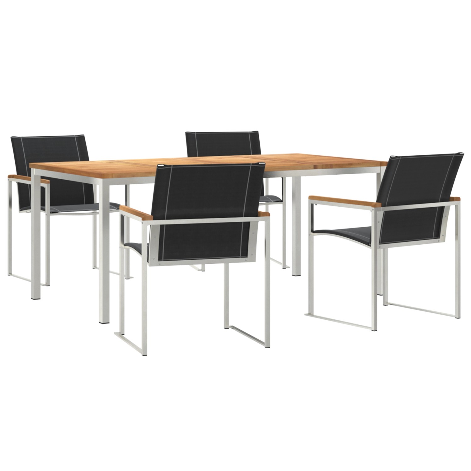 vidaXL 5-Teiliges Garten Essset aus Massivem Akazienholz 3334817 günstig online kaufen