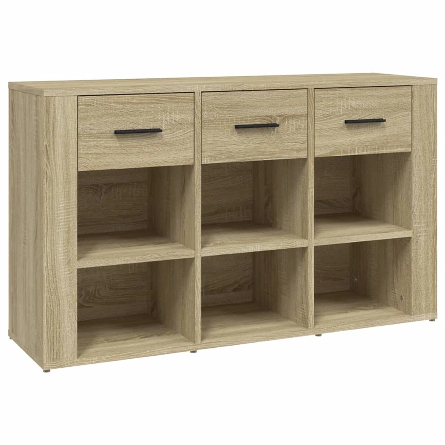 vidaXL Sideboard Sonoma-Eiche 100x30x59,5 cm Holzwerkstoff 821007