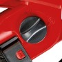 Detailaufnahme: Drehschalter für Saug- und Blasfunktion am Einhell Akku-Laubsauger/-bläser.