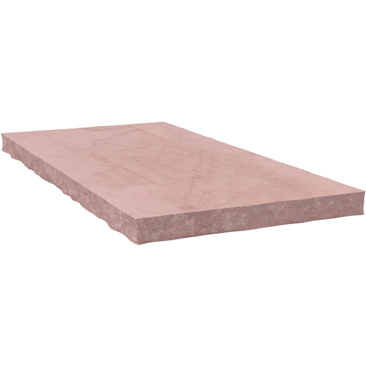 Sandsteinplatte Modak im Römischen Verband, braun-terracotta für Terrassen & Gehwege.