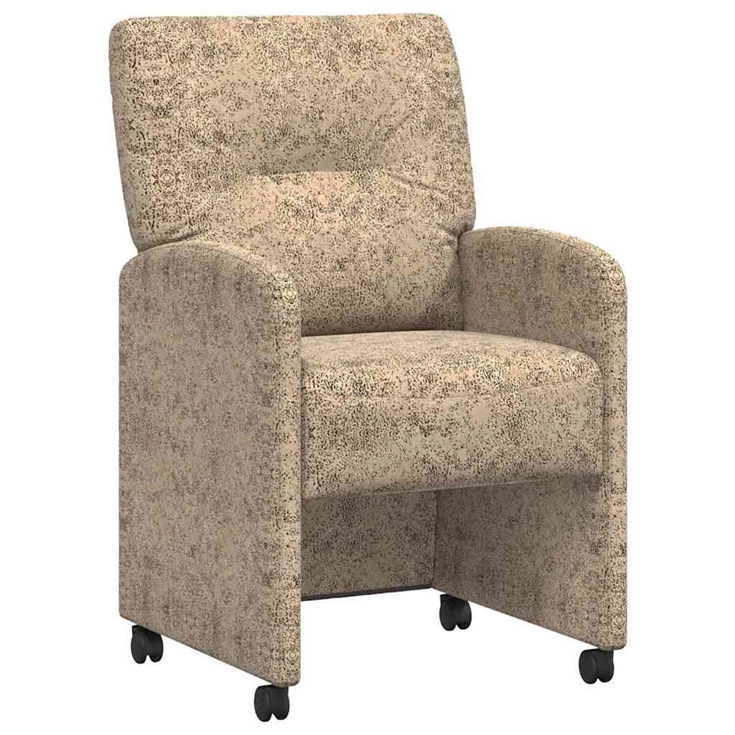 vidaXL Esszimmerstühle mit Rollen 2 Stk Hellgrau 57 x 67 x 95 cm 42017844 günstig online kaufen