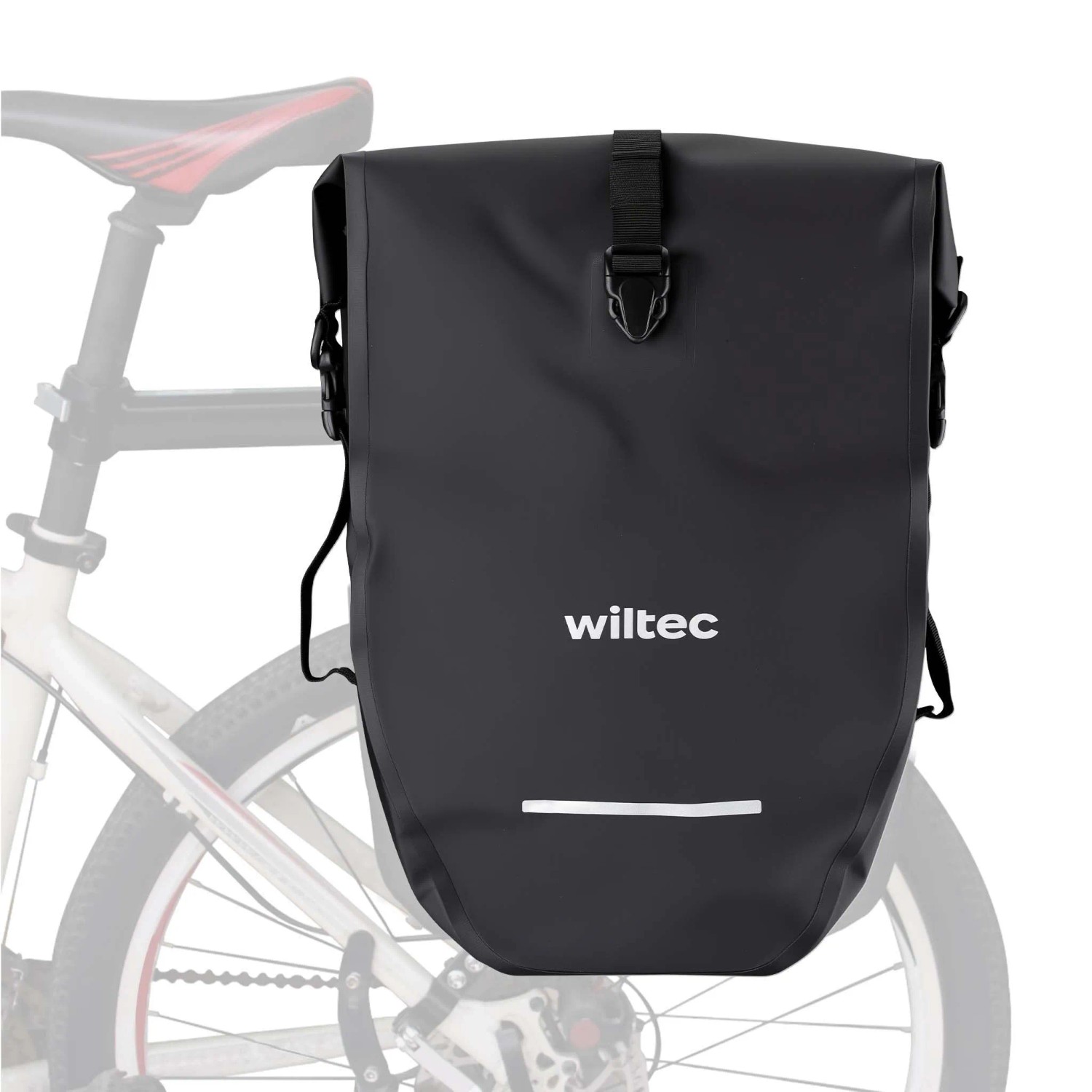 Wiltec Gepäckträgertasche 25l Fahrradtasche Gepäckträger Gepäcktasche Packtasche