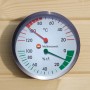 Weka Klimamesser für Sauna: Thermometer und Hygrometer zur Messung von Temperatur und Luftfeuchtigkeit.