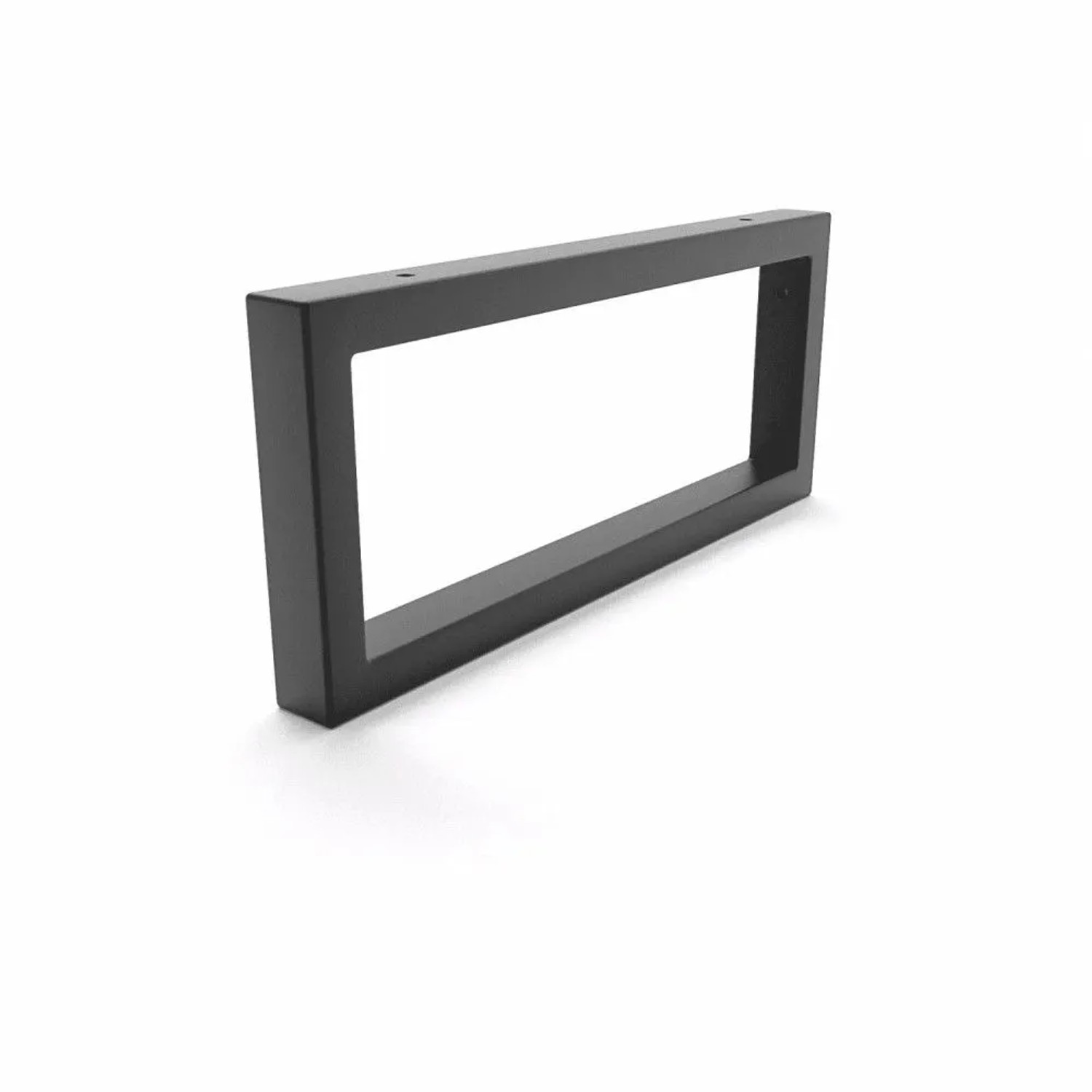 HEVVA Waschtischhalterung RHEIN 15 cm Hoch 35 cm Tief 1 Halter Schwarz