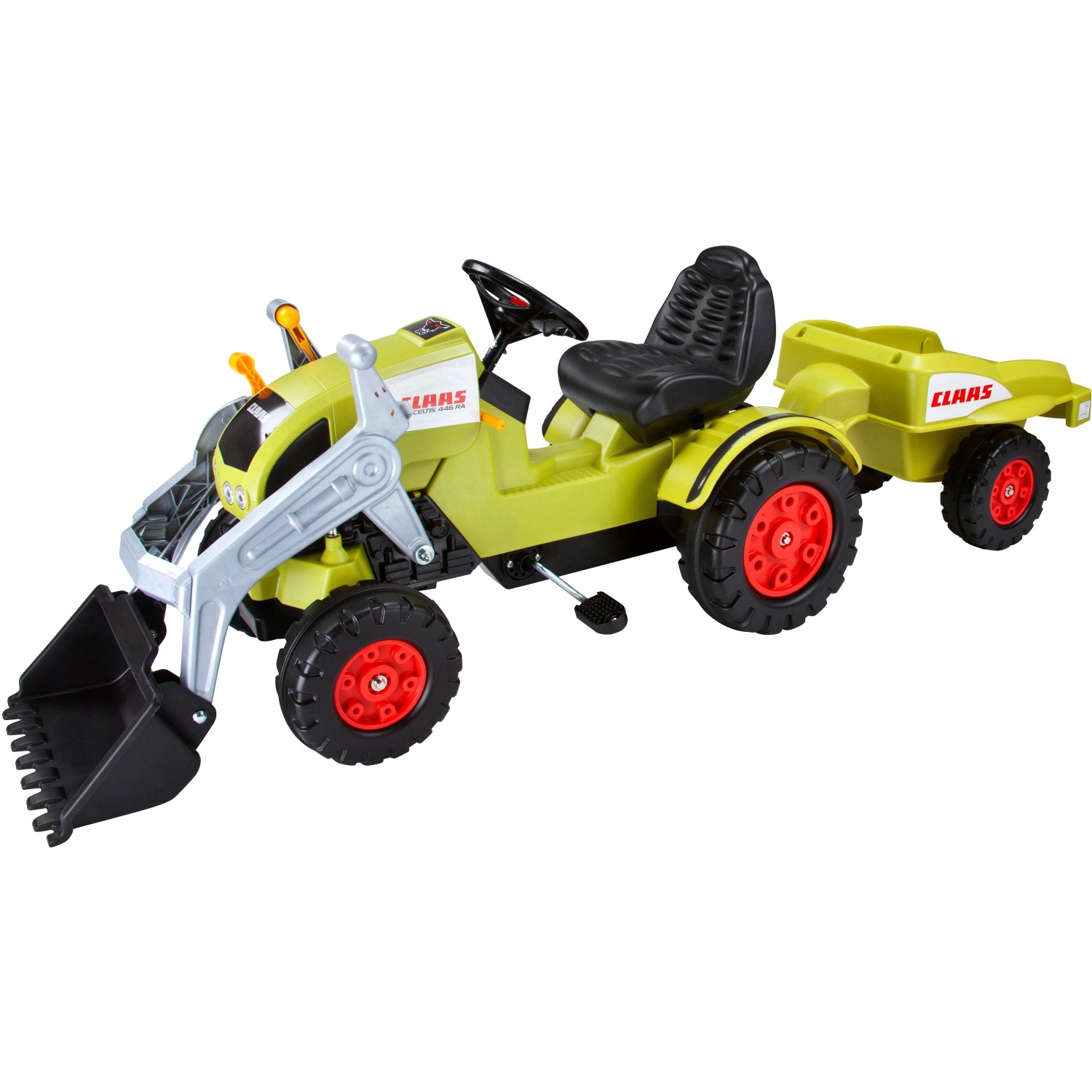 Thumbnail - BIG Loader mit Anhänger Claas Celtis Trettraktor