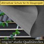 Anthrazitfarbene AMF Dachunterspannbahn (1,5x50m) auf einem Dach, Kategorie: Dämmstoffzubehör.
