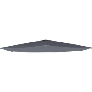 Graue Bespannung für Travessa Sonnenschirm (260x260 cm) als Ersatzteil für Gartenmöbel-Set.