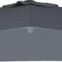 Graue Bespannung für Travessa Sonnenschirm (260x260 cm) als Ersatzteil für Gartenmöbel-Set.