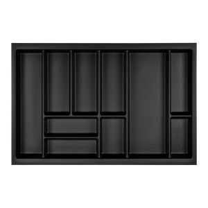 SOTECH Orga-Box Junker Slim Besteckeinsatz Höhe 52 mm Für Korpusbreite 800 mm Lavagrau Für JUNKER SLIM Schubladensystem